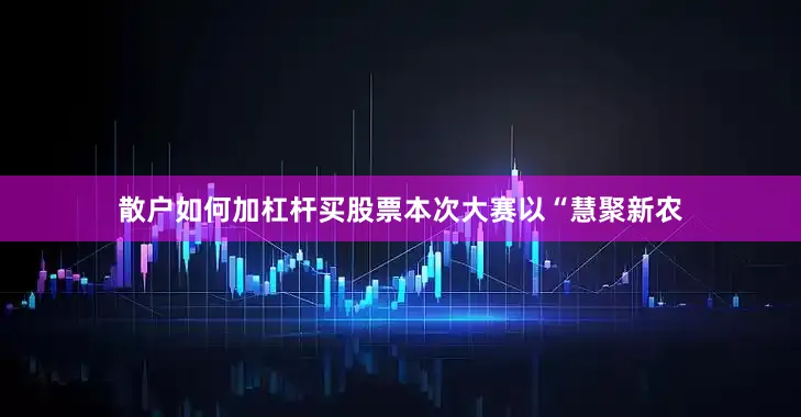 散户如何加杠杆买股票本次大赛以“慧聚新农
