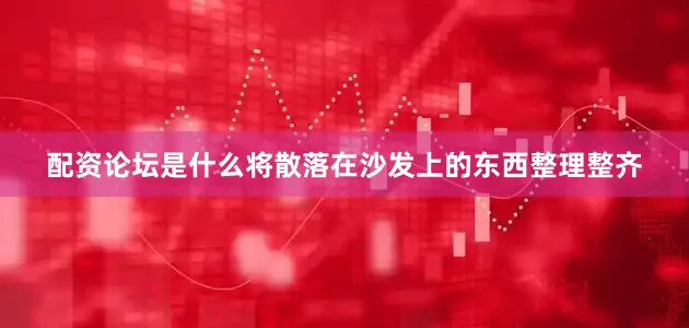 配资论坛是什么将散落在沙发上的东西整理整齐