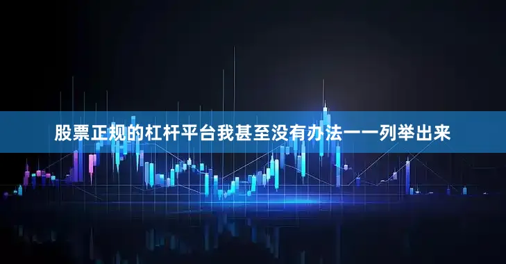 股票正规的杠杆平台我甚至没有办法一一列举出来
